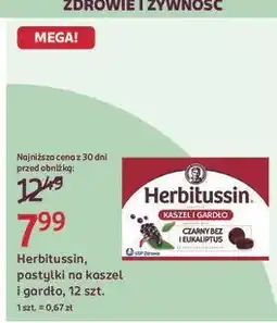 Rossmann Herbitussin, pastylki na kaszel i gardło, 12 szt oferta
