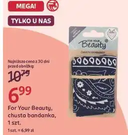 Rossmann For Your Beauty, chusta bandanka, 1 szt oferta