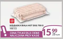Selgros Kiełbaska biała hot dog oferta