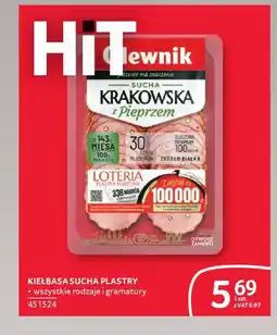 Selgros Kiełbasa sucha plastry oferta