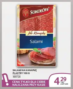 Selgros Salami na kanapkę plastry oferta