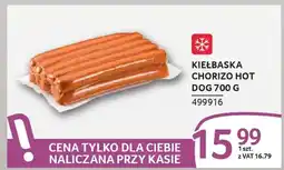 Selgros Kiełbaska chorizo hot dog oferta