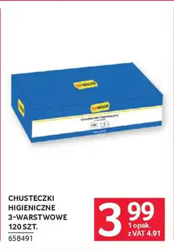 Selgros Chusteczki higieniczne 3-warstwowe oferta