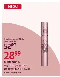 Rossmann Wydłużający tusz do rzęs Black oferta