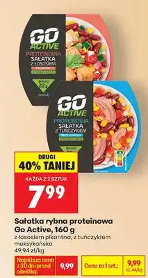 Biedronka Sałatka rybna proteinowa z łososiem pikantna oferta