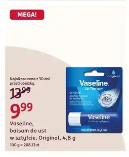 Rossmann Balsam do ust w sztyfcie Original oferta