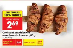 Biedronka Croissant z nadzieniem orzechowo-kakaowym oferta