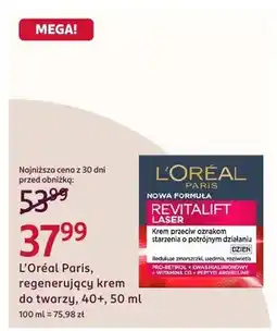 Rossmann Regenerujący krem do twarzy 40+ oferta