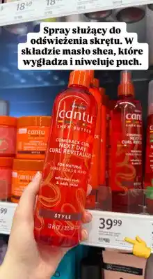 Rossmann Spray do odświeżenia skrętu włosów Comeback Curl Next Day Curl Revitalizer oferta