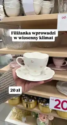 Pepco Filiżanka z podstawką oferta