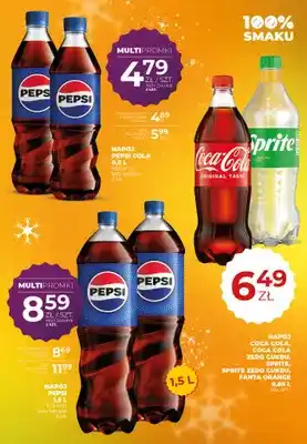 Napój Coca Cola, Coca Cola Zero Cukru, Sprite, Sprite Zero Cukru, Fanta Orange