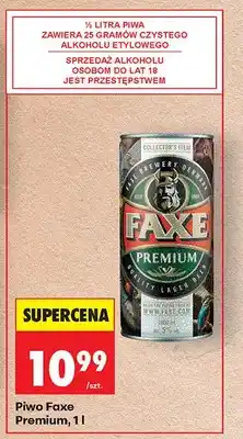 Biedronka Piwo Faxe Premium oferta