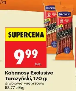 Biedronka Kabanosy Exclusive drobiowe oferta