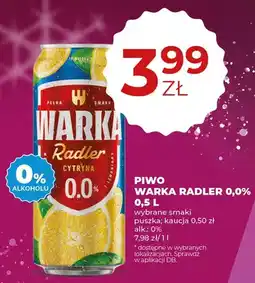 Duży Ben Piwo Warka Radler 0,0% oferta