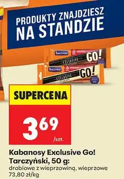 Biedronka Kabanosy Exclusive Go! wieprzowe oferta