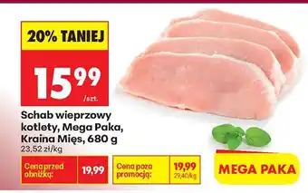 Biedronka Schab wieprzowy kotlety Mega Paka oferta