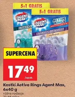 Biedronka Kostki do WC Active Rings różne rodzaje oferta