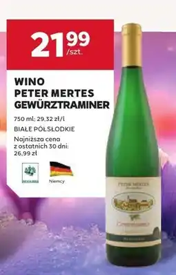 Stokrotka Wino Peter Mertes Gewürztraminer białe półsłodkie oferta