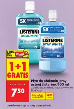 Biedronka Płyn do płukania jamy ustnej Cool Mint oferta