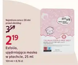 Rossmann Ujędrniająca maska w płachcie oferta