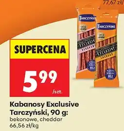 Biedronka Kabanosy Exclusive bekonowe oferta