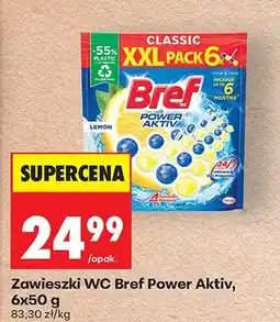 Biedronka Zawieszki do WC Power Aktiv 6-pak oferta