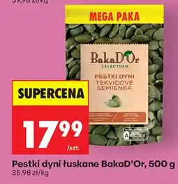 Biedronka Pestki dyni łuskane oferta