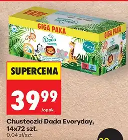 Biedronka Chusteczki Everyday 14-pak oferta