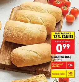 Biedronka Ciabatta oferta