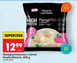 Biedronka Pierogi proteinowe z serem oferta
