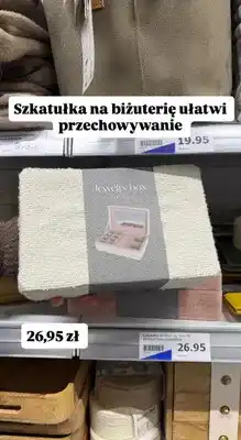 Action Szkatułka na biżuterię 25x16x7.8cm oferta