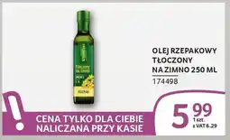Selgros Olej rzepakowy tłoczony na zimno oferta