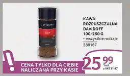 Selgros Kawa rozpuszczalna davidoff oferta