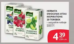 Selgros Herbata owocowa vitax inspirations oferta