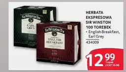 Selgros Herbata ekspresowa sir winston oferta