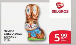 Selgros Figurka czekoladowa zając oferta