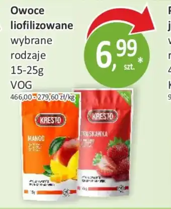 Sklepy S Owoce liofilizowane Kresto oferta
