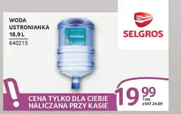 Selgros Woda ustronianka oferta