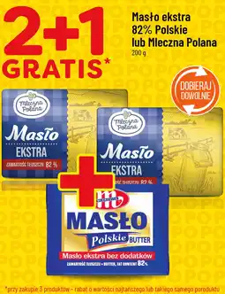 Polomarket Masło ekstra 82% Polskie lub Mleczna Polana oferta