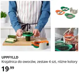 IKEA UPPFYLLD Krajalnica do owoców, zestaw 4 szt, różne kolory oferta