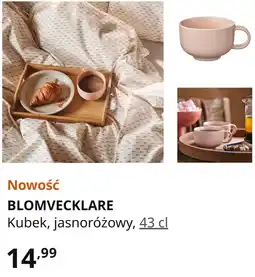 IKEA BLOMVECKLARE Kubek, jasnoróżowy oferta