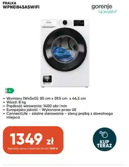 Max Elektro Gorenje Pralka WPNEI84SASWIFI oferta