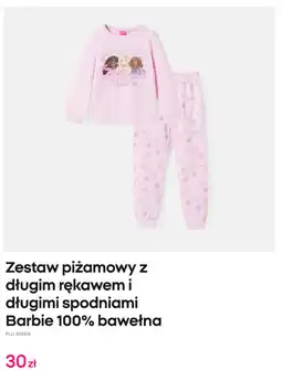 Pepco Zestaw piżamowy z długim rękawem i długimi spodniami Barbie 100% bawełna oferta