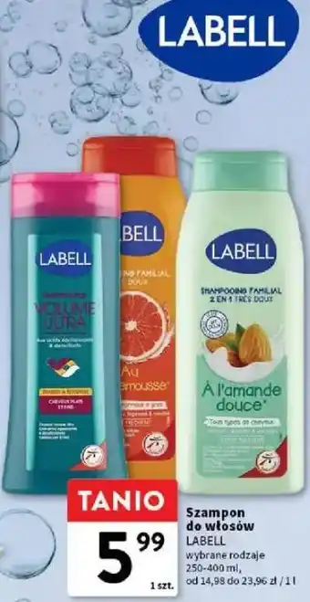 Intermarche Szampon do włosów Labell oferta