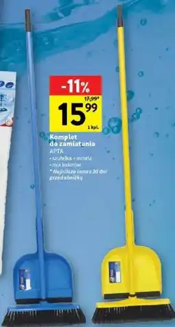 Intermarche Komplet do zamiatania APTA szufelka + miotła oferta