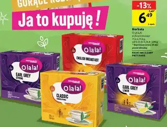 Intermarche Herbata O la la! wybrane rodzaje oferta