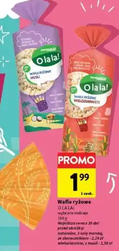 Intermarche Wafle ryżowe O LA LA! oferta