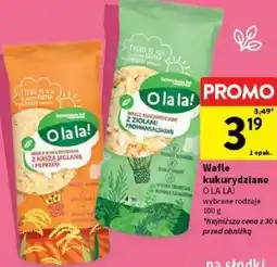 Intermarche Wafle kukurydziane O LA LA! wybrane rodzaje oferta
