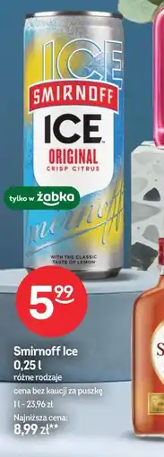 Żabka Smirnoff Ice oferta