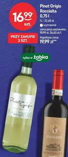 Żabka Pinot Grigio Roccialta oferta